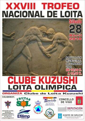 Cartel Torneo Kuzushi, 28 Abril en Vigo