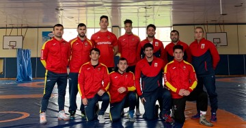 Selección Española de Luchas Olímpicas en Sofía, Bulgaria
