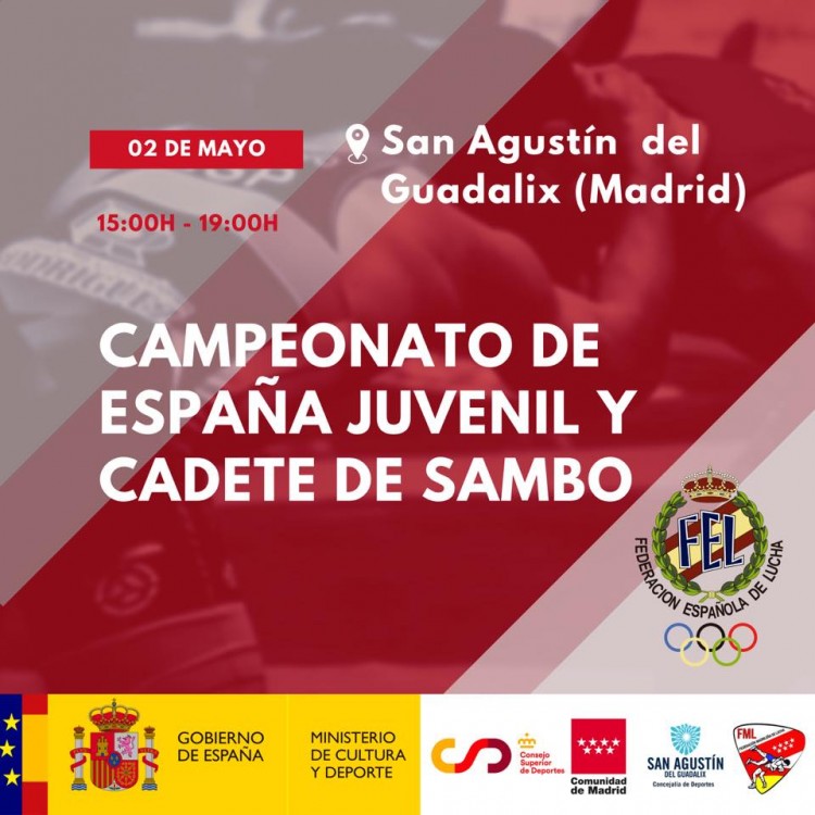 Cartel sambo júnior y cadete