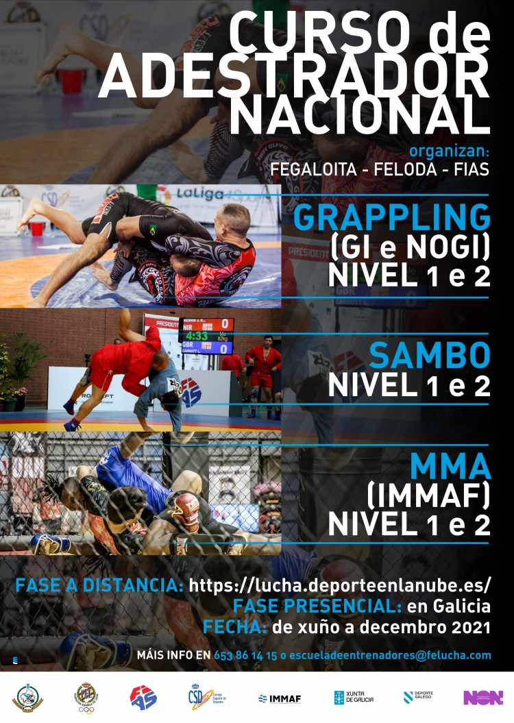 CAMBIOS CURSO DE ENTRENADOR NACIONAL GRAPPLING SAMBO E MMA